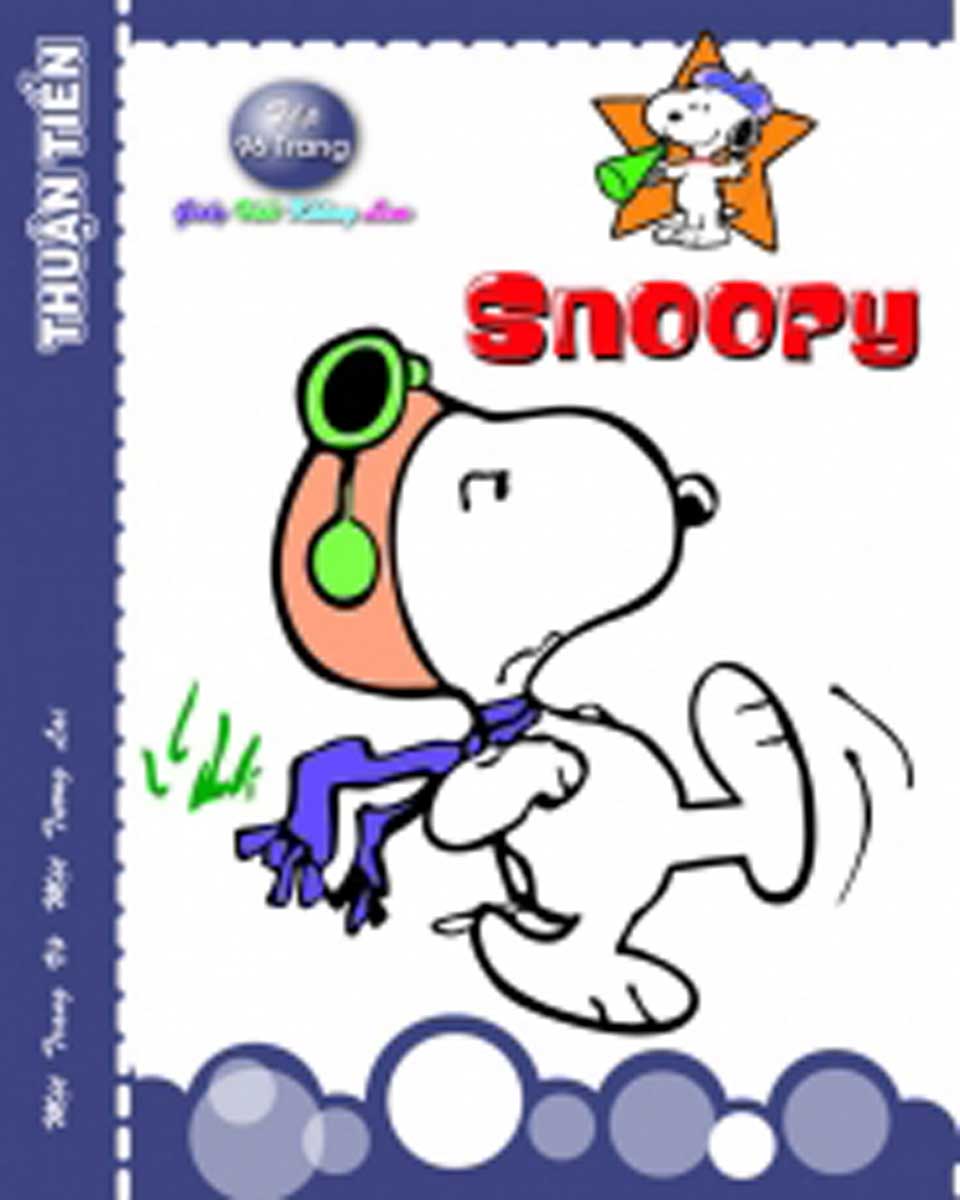 10 Quyển Tập Thuận Tiến 96 Trang Snoopy