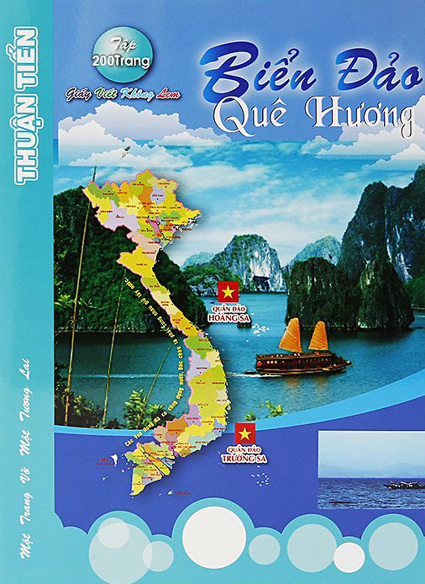 5 Quyển Tập Thuận Tiến 200 Trang Biển Đảo Quê Hương