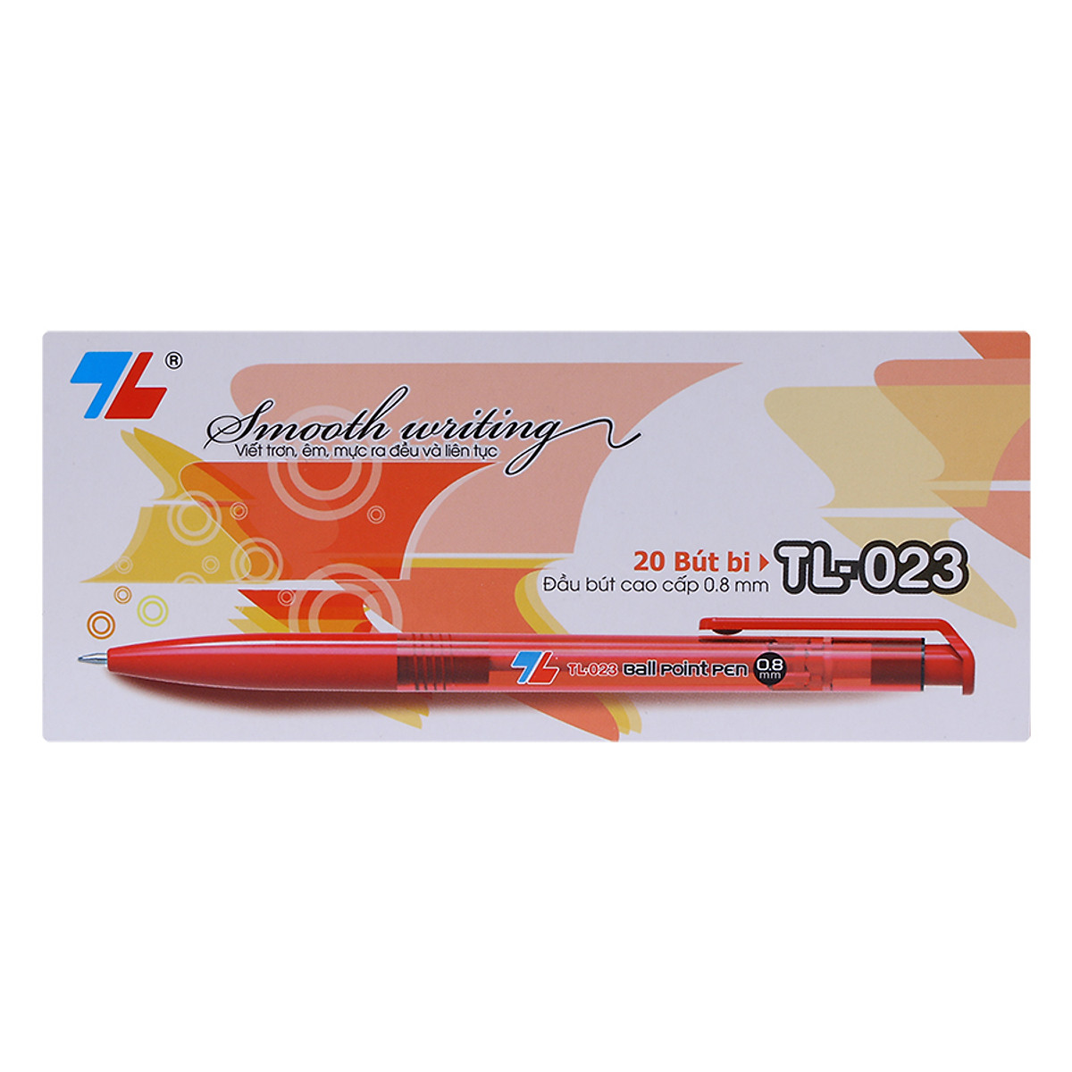 Hộp 20 Bút Bi Thiên Long - 023 - Đỏ