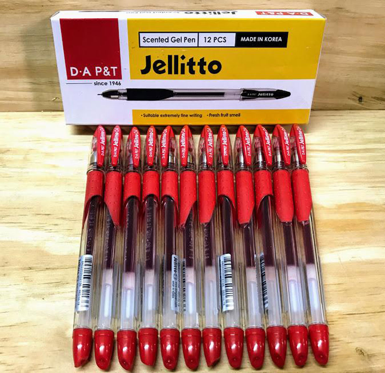 Hộp 12 Bút nước DA Jelitto - Đỏ
