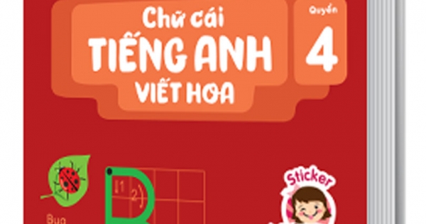 Cùng Khủng Long Tập Viết Chữ Cơ Bản - Chữ Cái Tiếng Anh Viết Hoa - Quyển 4 (Bé Gái)