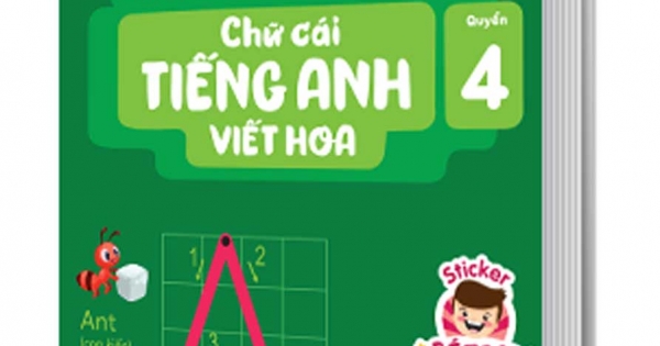 Cùng Khủng Long Tập Viết Chữ Cơ Bản - Chữ Cái Tiếng Anh Viết Hoa - Quyển 4 (Bé Trai)