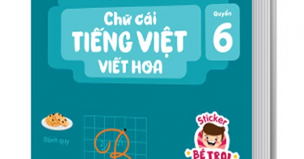 Cùng Khủng Long Tập Viết Chữ Cơ Bản - Chữ Cái Tiếng Việt Viết Hoa - Quyển 6 (Bé Trai)