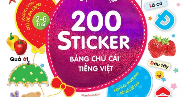 Bộ Sưu Tập 200 Sticker - Bảng Chữ Cái Tiếng Việt
