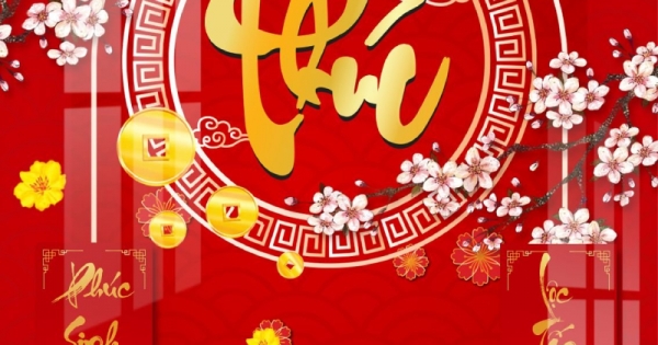 Lịch Gỗ Treo Tường Tráng Gương Laminate 2025 Phúc (40 Cm x 60 Cm) - In Quảng Cáo Logo Theo Yêu Cầu