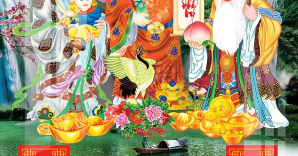 Lịch Gỗ Treo Tường Tráng Gương Laminate 2025 Phúc Lộc Thọ 01 (40 Cm x 60 Cm) - In Quảng Cáo Logo Theo Yêu Cầu