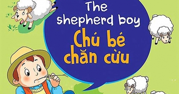 Truyện Tranh Ngụ Ngôn Dành Cho Thiếu Nhi: Chú Bé Chăn Cừu (Song Ngữ Anh - Việt)