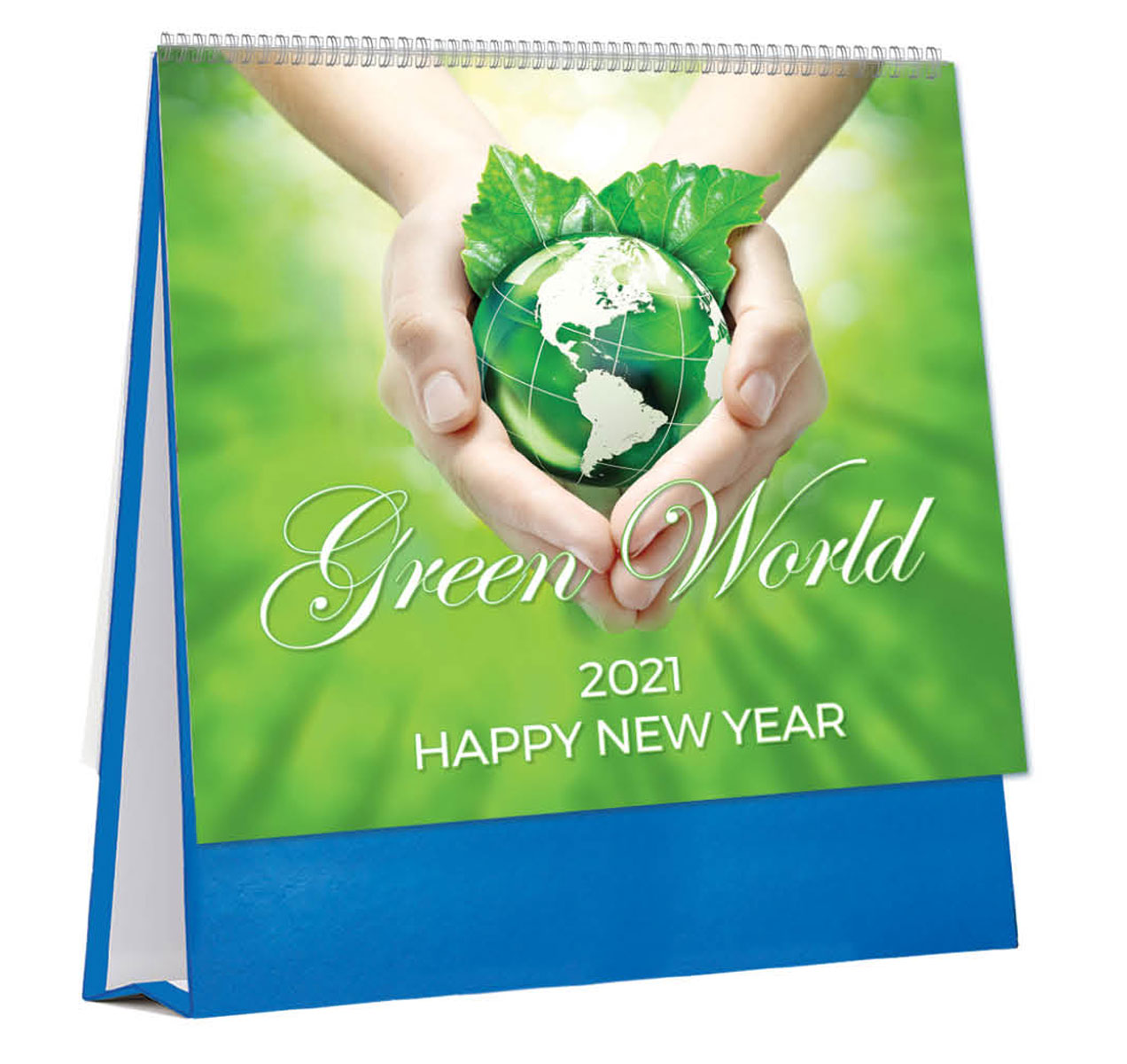Lịch Để Bàn 2021 13 Tờ (24 x 16 Cm) - Green World - HT127