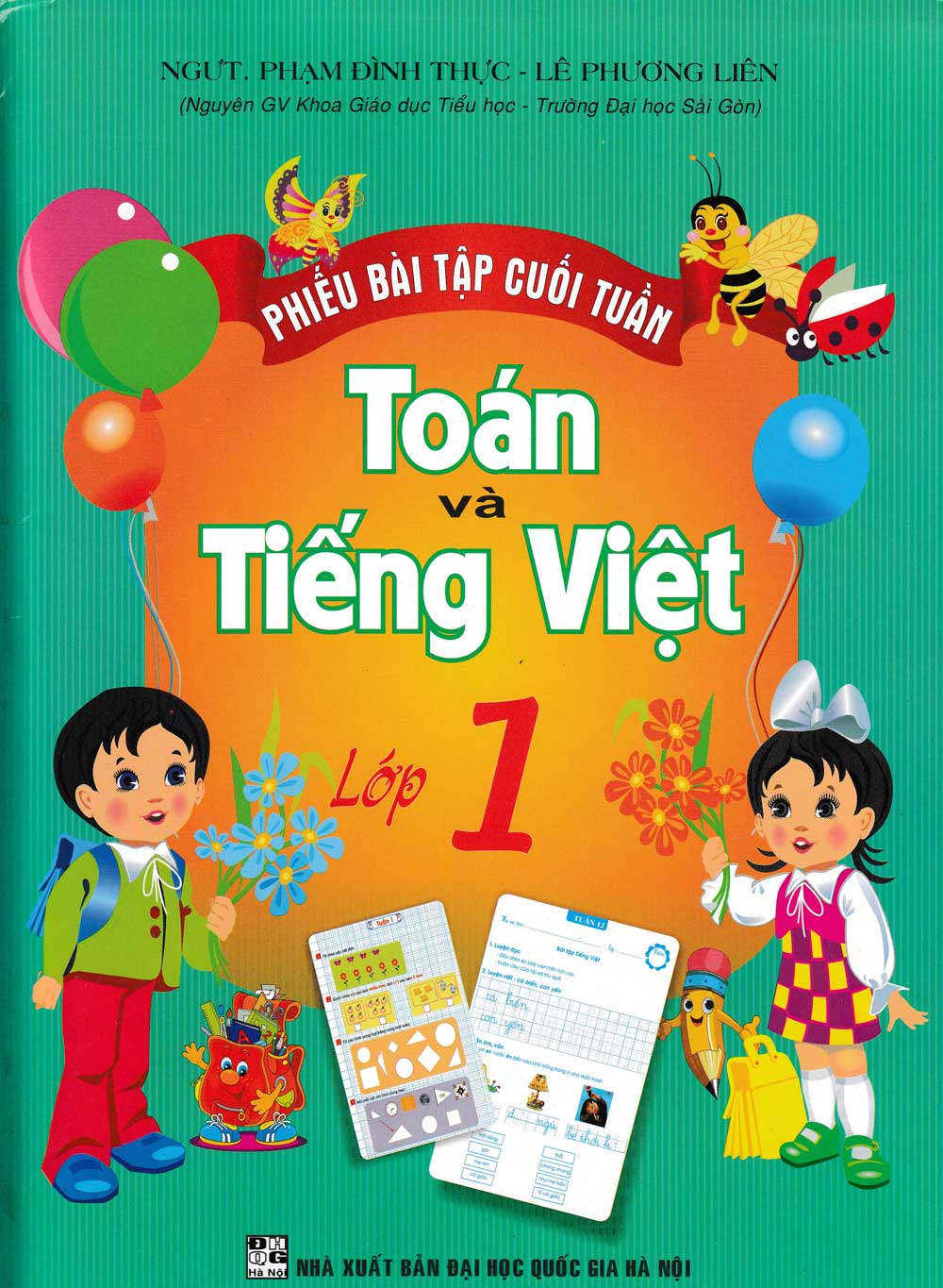 Phiếu Bài Tập Cuối Tuần Toán - Tiếng Việt Lớp 1