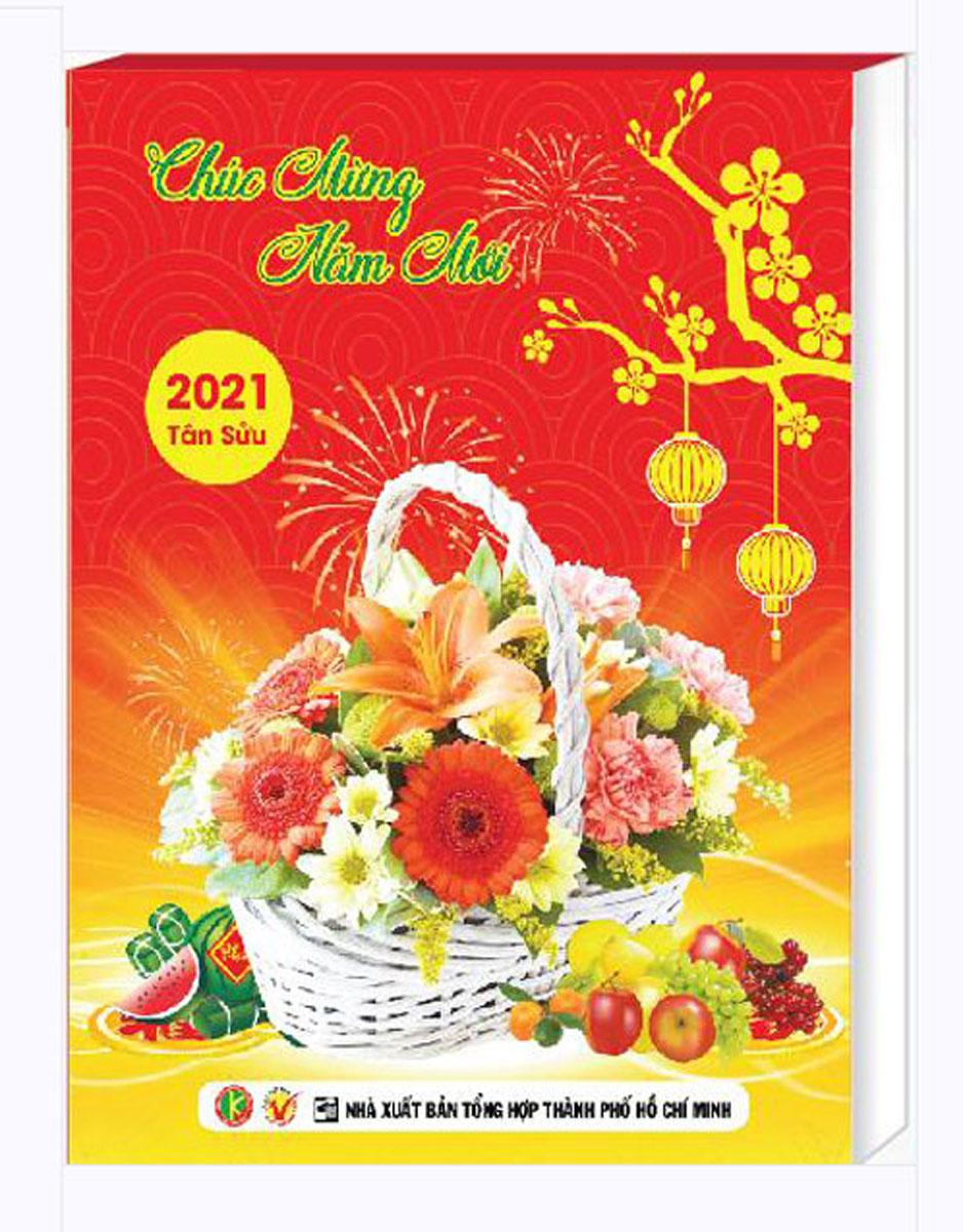 Lịch Bloc Trung Màu Poluya 2021 (10,5x14,5 Cm) - NS23