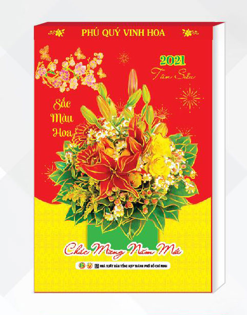 Lịch Bloc Đại 2021 (14,5x20,5cm) - Sắc Màu Hoa - NS19A