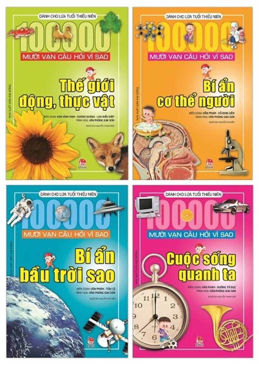 Combo Mười Vạn Câu Hỏi Vì Sao (Bộ 4 Cuốn)