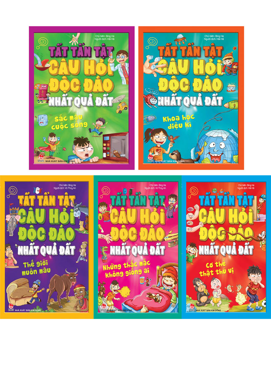Combo Tất Tần Tật Câu Hỏi Độc Đáo Nhất Quả Đất (Bộ 5 Cuốn)
