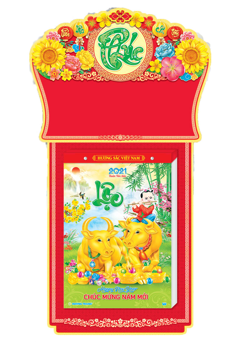 Lịch Bloc Siêu Cực Đại Đặc Biệt 2021 (29x41 cm) - Hương Sắc Việt Nam - HT03