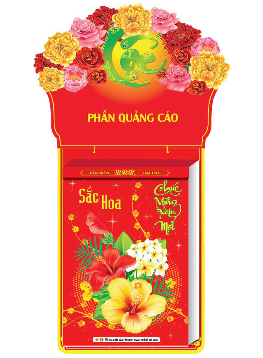 In Lịch Tết Bloc Siêu Cực Đại Đặc Biệt 2021 (38x54 cm) - Sắc Hoa - NS13