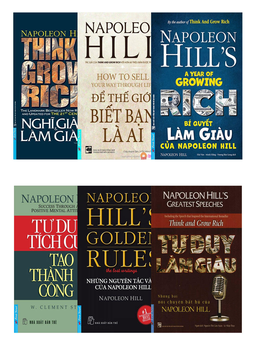 Combo Sách Nghĩ Giàu Làm Giàu Của Napoleon Hill (Think &Amp; Grow Rich - Bìa Cứng)