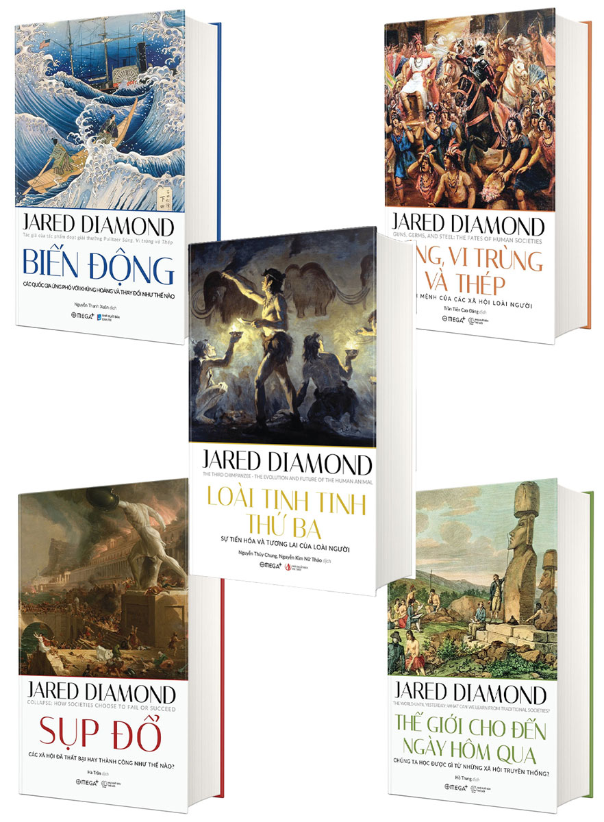 Thế Giới Bốn Triệu Năm - Bộ 5 Cuốn Sách Về Lịch Sử Nhân Loại Của Jared Diamond