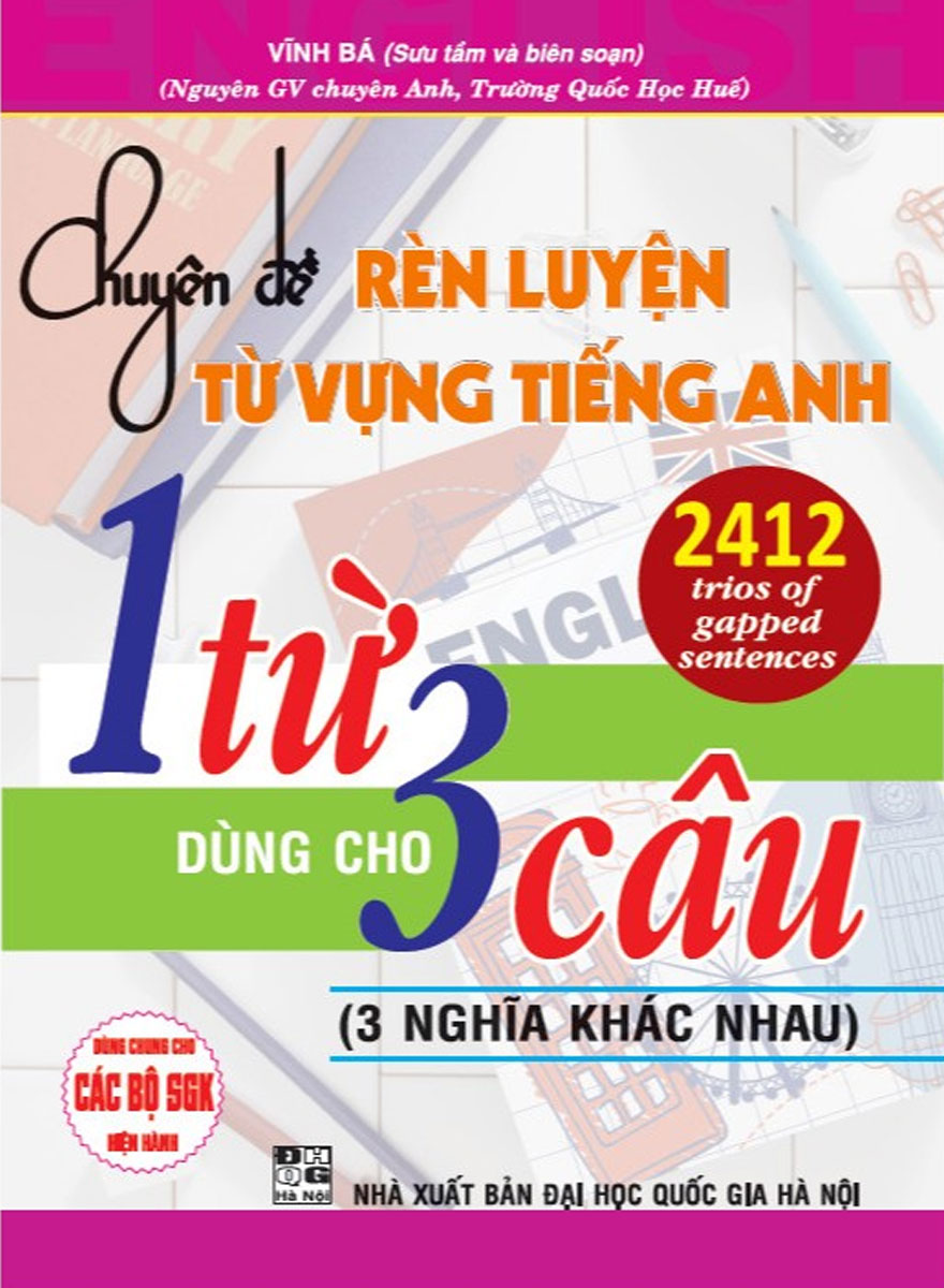 Chuyên Đề Rèn Luyện Từ Vựng Tiếng Anh 1 Từ Dùng Cho 3 Câu (3 Nghĩa Khác Nhau)  