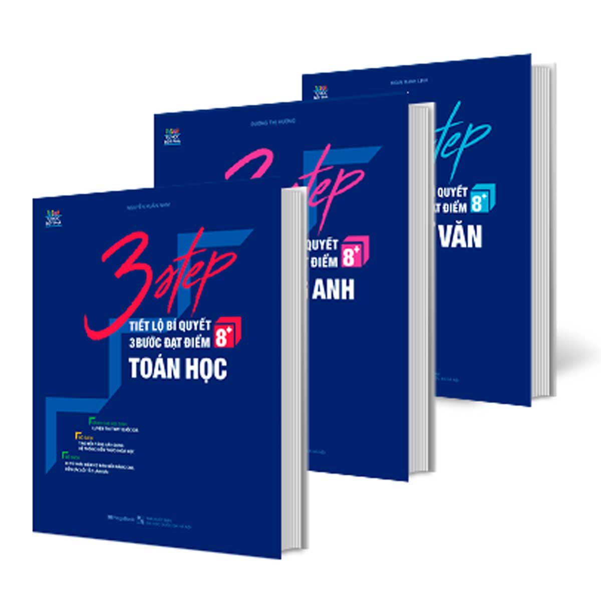 Combo 3 Step Khối D - Tiết Lộ Bí Quyết 3 Bước Đạt Điểm 8+ Toán Văn Anh