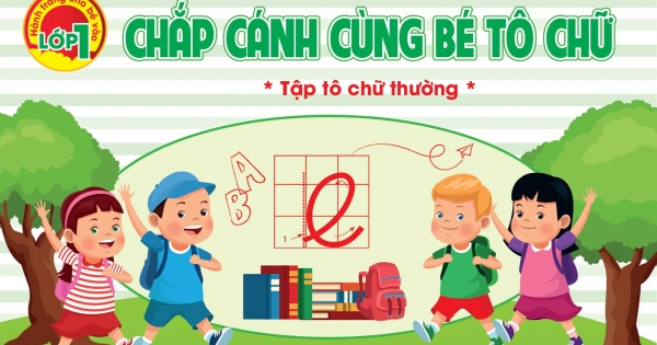 Chắp Cánh Cùng Bé Tô Chữ - Tập Tô Chữ Thường
