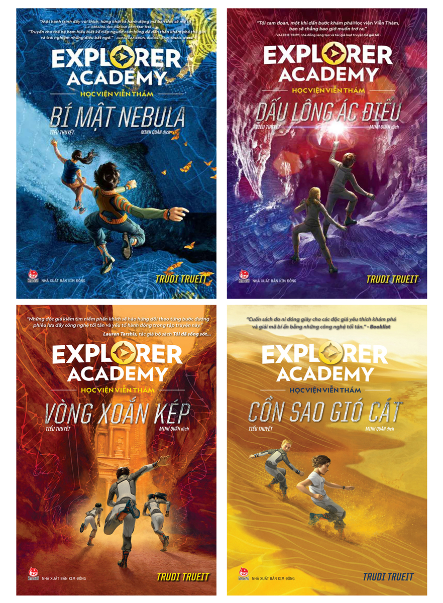 Combo Explorer Academy - Học Viện Viễn Thám - Tập 1+2+3+4 (Bộ 4 Tập)