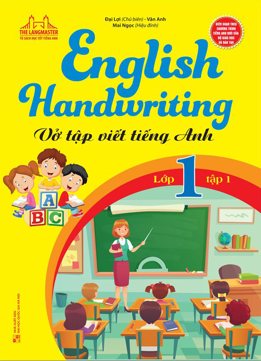 English Handwriting - Vở Tập Viết Tiếng Anh Lớp 1 Tập 1