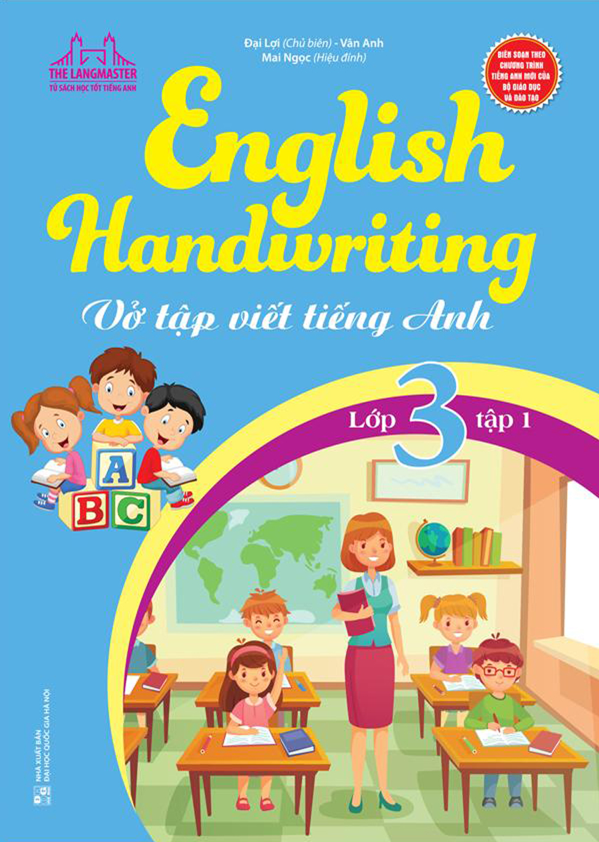 English Handwriting - Vở Tập Viết Tiếng Anh Lớp 3 Tập 1 PDF