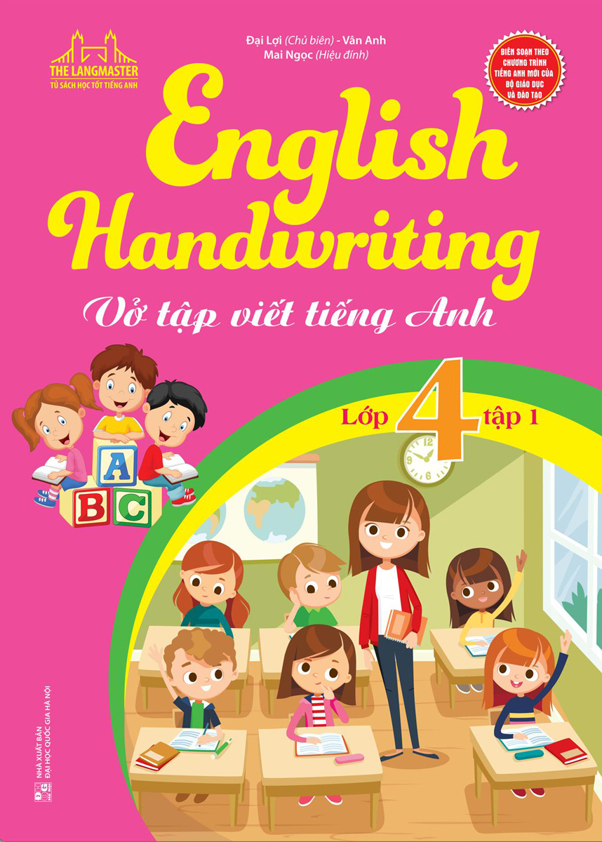 English Handwriting - Vở Tập Viết Tiếng Anh Lớp 4 Tập 1