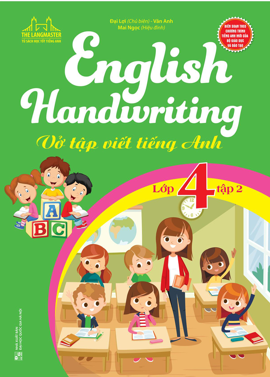 English Handwriting - Vở Tập Viết Tiếng Anh Lớp 4 Tập 2