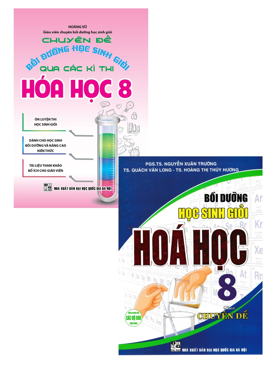 Combo Chuyên Đề Bồi Dưỡng Học Sinh Giỏi Hóa Học 8 (Bộ 2 Cuốn)