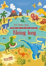 First Sticker Book - Sách Dán Hình Đầu Đời Cho Bé - Khủng Long