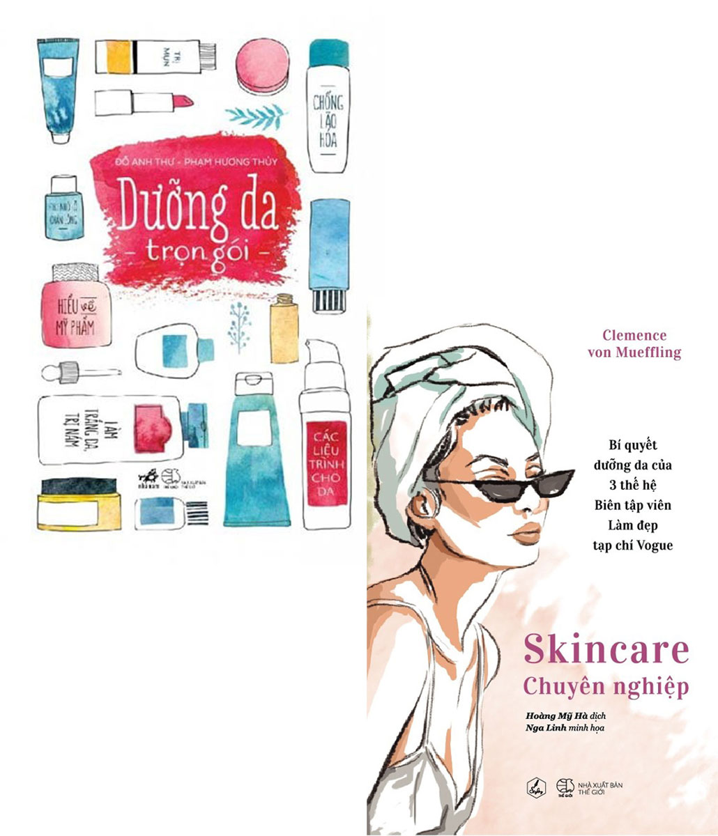 Combo Dưỡng Da Trọn Gói + Skincare Chuyên Nghiệp (Bộ 2 Cuốn)