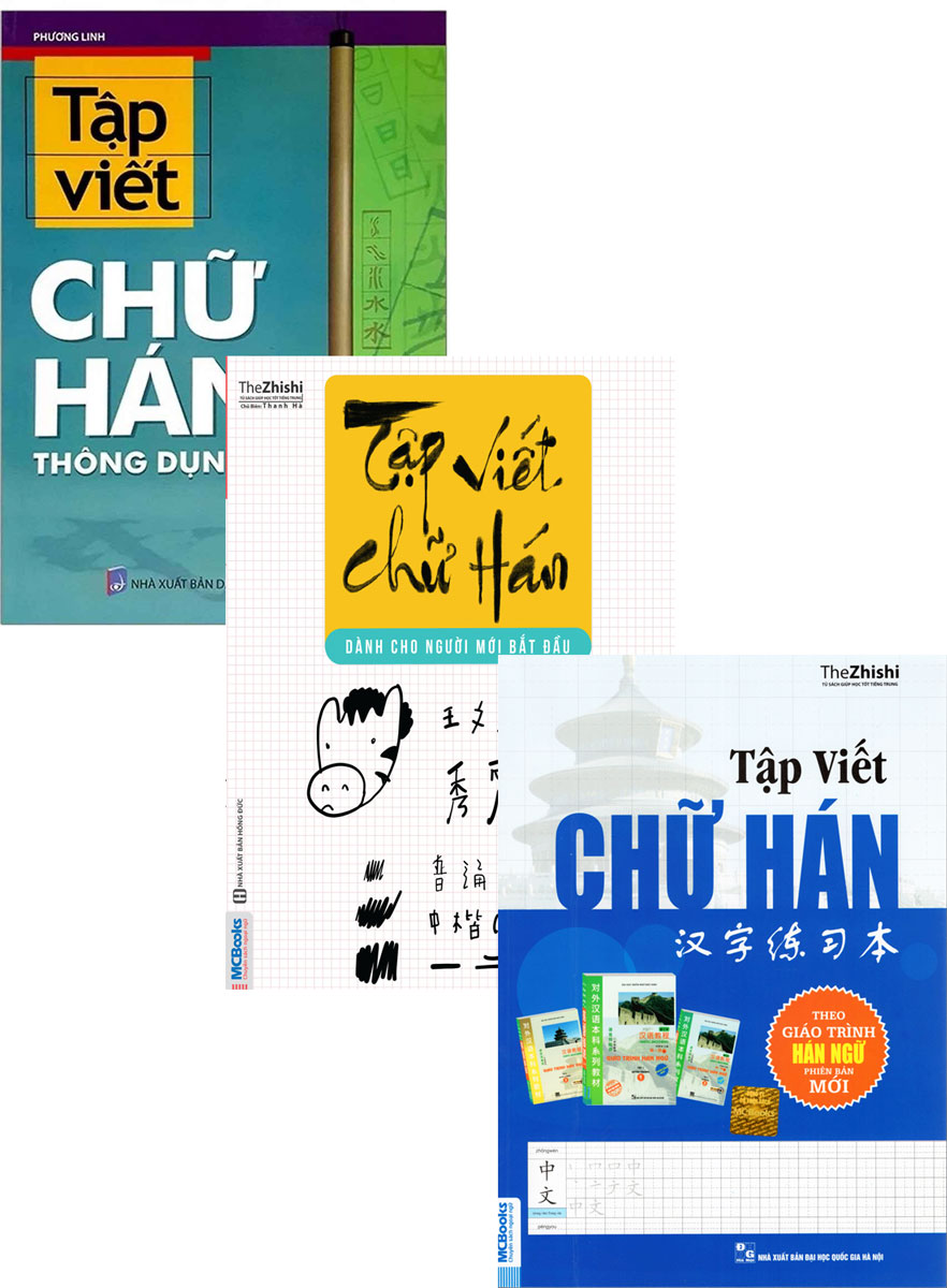 Combo Sách Tập Viết Chữ Hán
