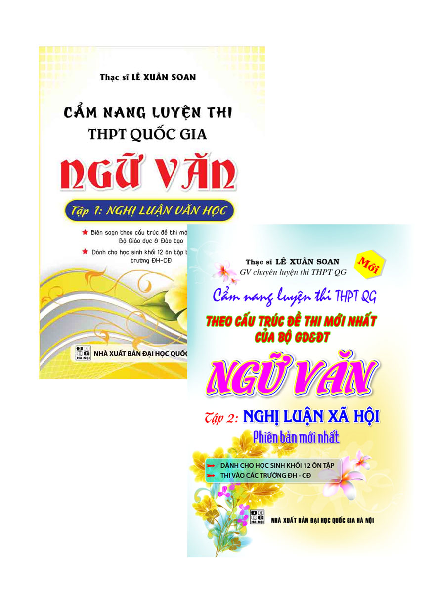 Combo 2 Cuốn Cẩm Nang Luyện Thi Đại Học Ngữ Văn - Nghị Luận Văn Học - Nghị Luận Xã Hội