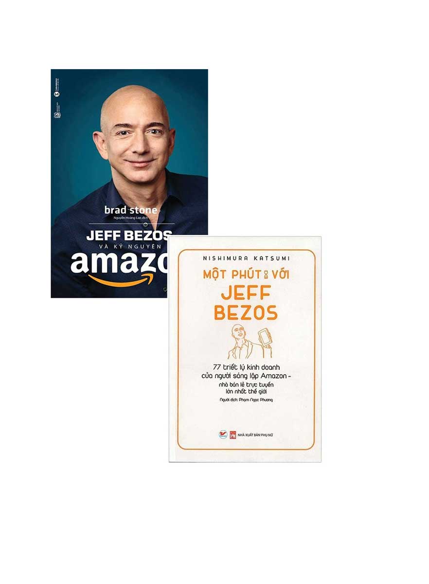 Combo Jeff Bezos Và Kỷ Nguyên Amazon + Một Phút Với Jeff Bezos (Bộ 2 Cuốn)