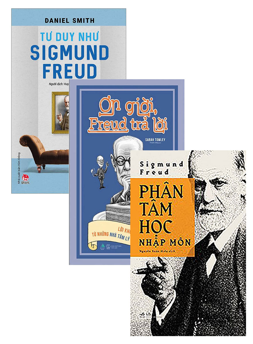 Combo Sách Hay Về Sigmund Freud: Phân Tâm Học Nhập Môn + Ơn Giời, Freud Trả Lời + Tư Duy Như Sigmund Freud (Bộ 3 Cuốn)
