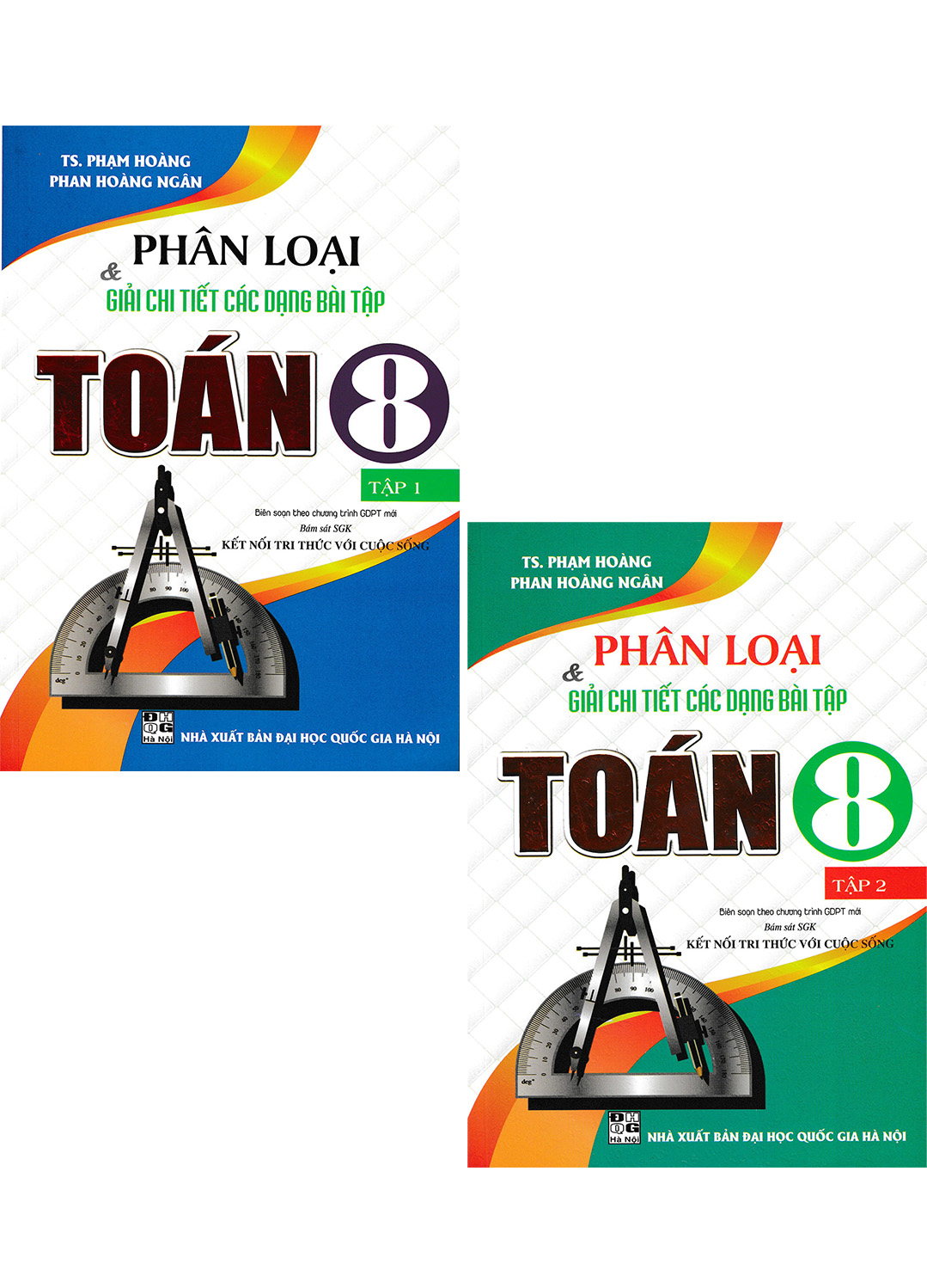 Combo Phân Loại Và Giải Chi Tiết Các Dạng Bài Tập Toán 8 (Tập 1 + 2) (Bám Sát SGK Kết Nối Tri Thức Với Cuộc Sống)