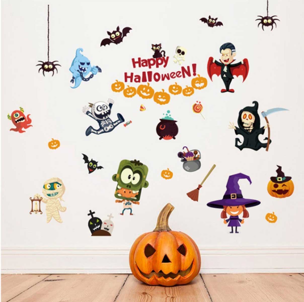 Decal Dán Tường Halloween 9