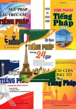 Combo Sách Học Tiếng Pháp Cho Người Mới Bắt Đầu + Tự Học Tiếng Pháp Trong 24 Giờ (Bộ 5 Cuốn)
