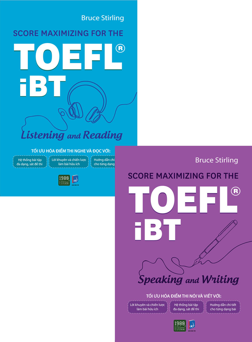 Combo Sách Score Maximizing For The TOEFL iBT