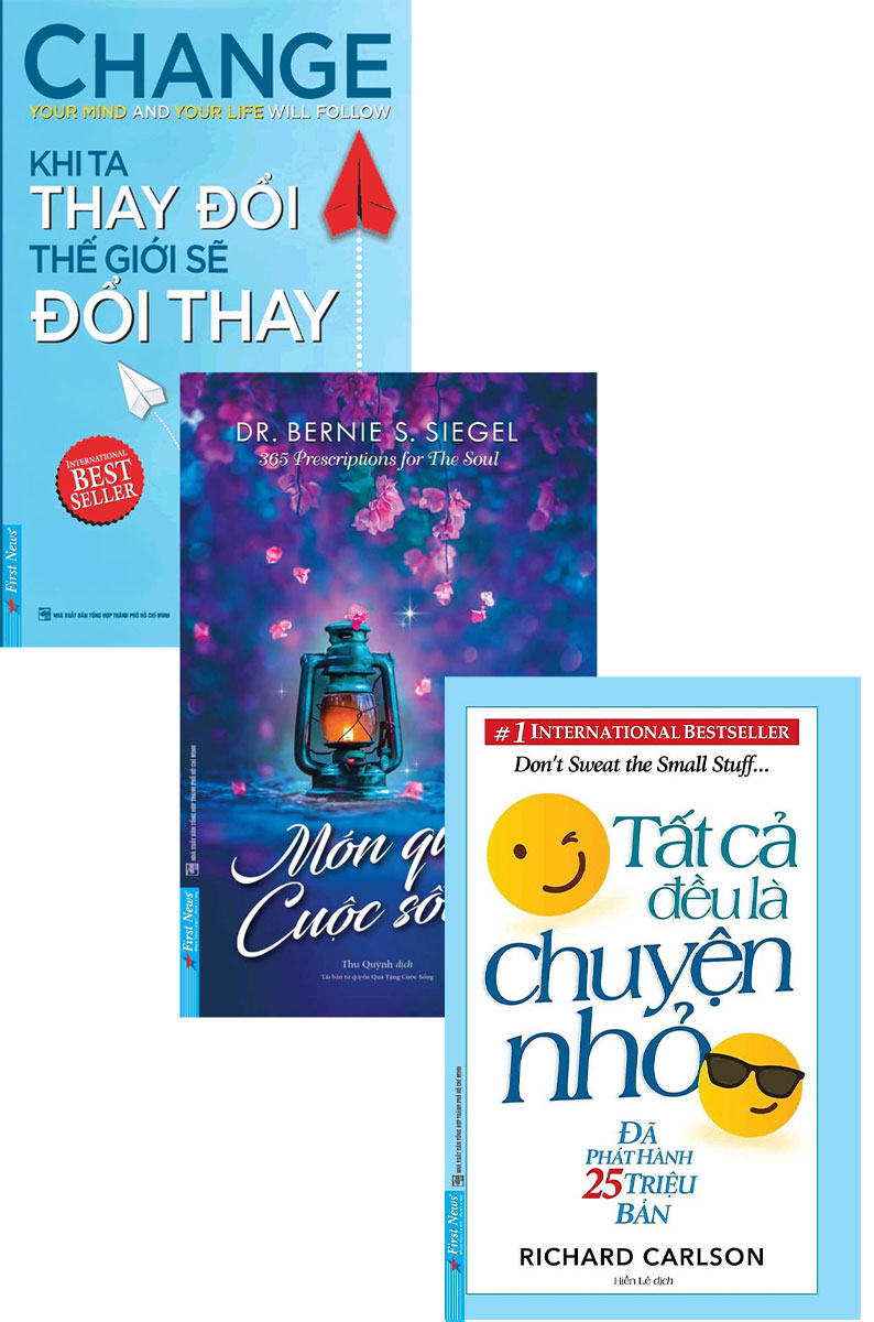 Combo Món Quà Cuộc Sống + Tất Cả Đều Là Chuyện Nhỏ (Khổ Lớn) + Khi Ta Thay Đổi Thế Giới Sẽ Đổi Thay (Bộ 3 Cuốn)