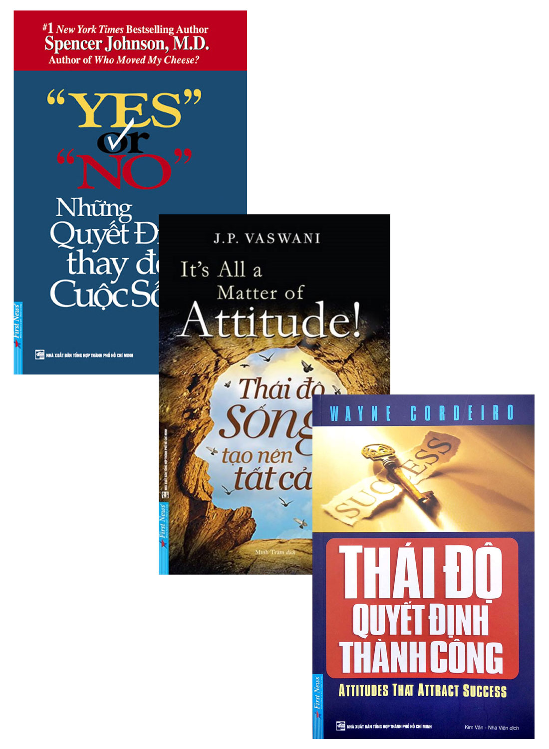 Combo Yes Or No - Những Quyết Định Thay Đổi Cuộc Sống + Thái Độ Quyết Định Thành Công + Thái Độ Sống Tạo Nên Tất Cả (Bộ 3 Cuốn)