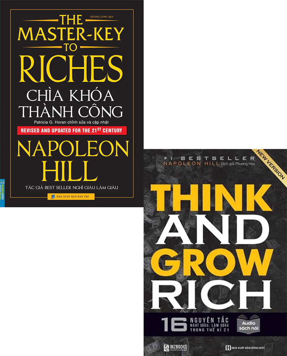 Combo Think And Grow Rich - 16 Nguyên Tắc Nghĩ Giàu, Làm Giàu Trong Thế Kỷ 21 + Businessbooks - Chìa Khóa Thành Công (Bộ 2 Cuốn)