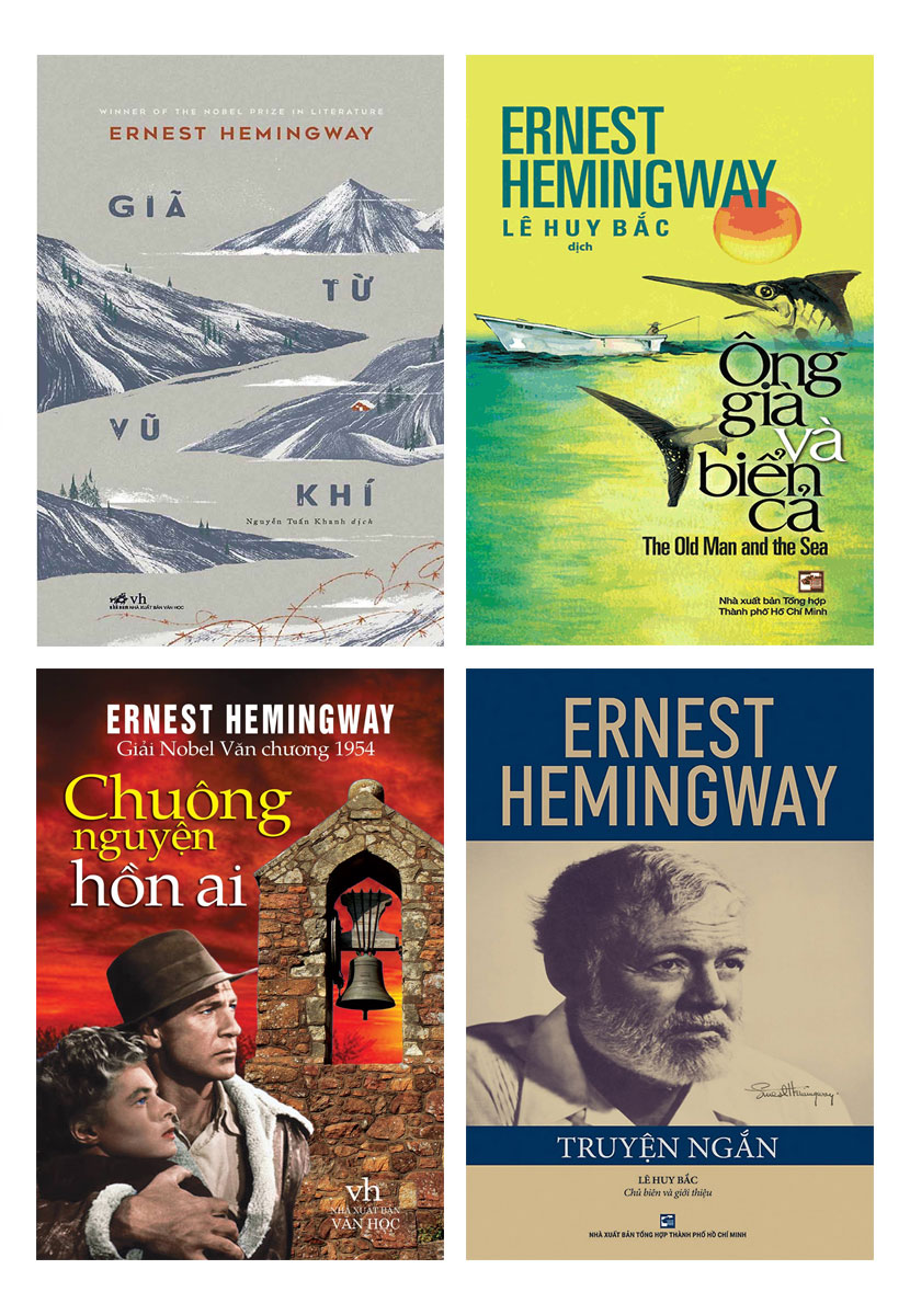 Combo Ernest Hemingway - Truyện Ngắn + Chuông Nguyên Hồn Ai + Ông Già Và Biển Cả + Giã Từ Vũ Khí