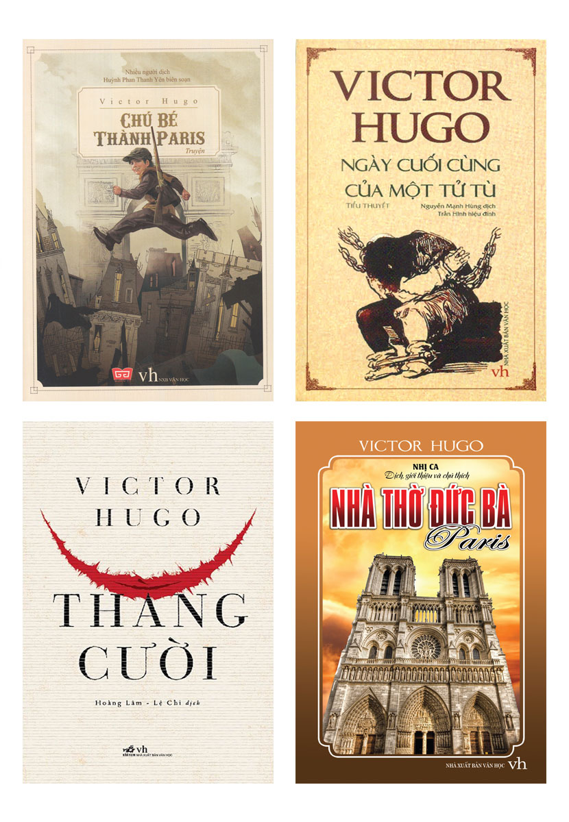 Combo Victor Hugo: Thằng Cười + Ngày Cuối Cùng Của Một Tử Tù + Nhà Thờ Đức Bà Paris + Chú Bé Thành Paris