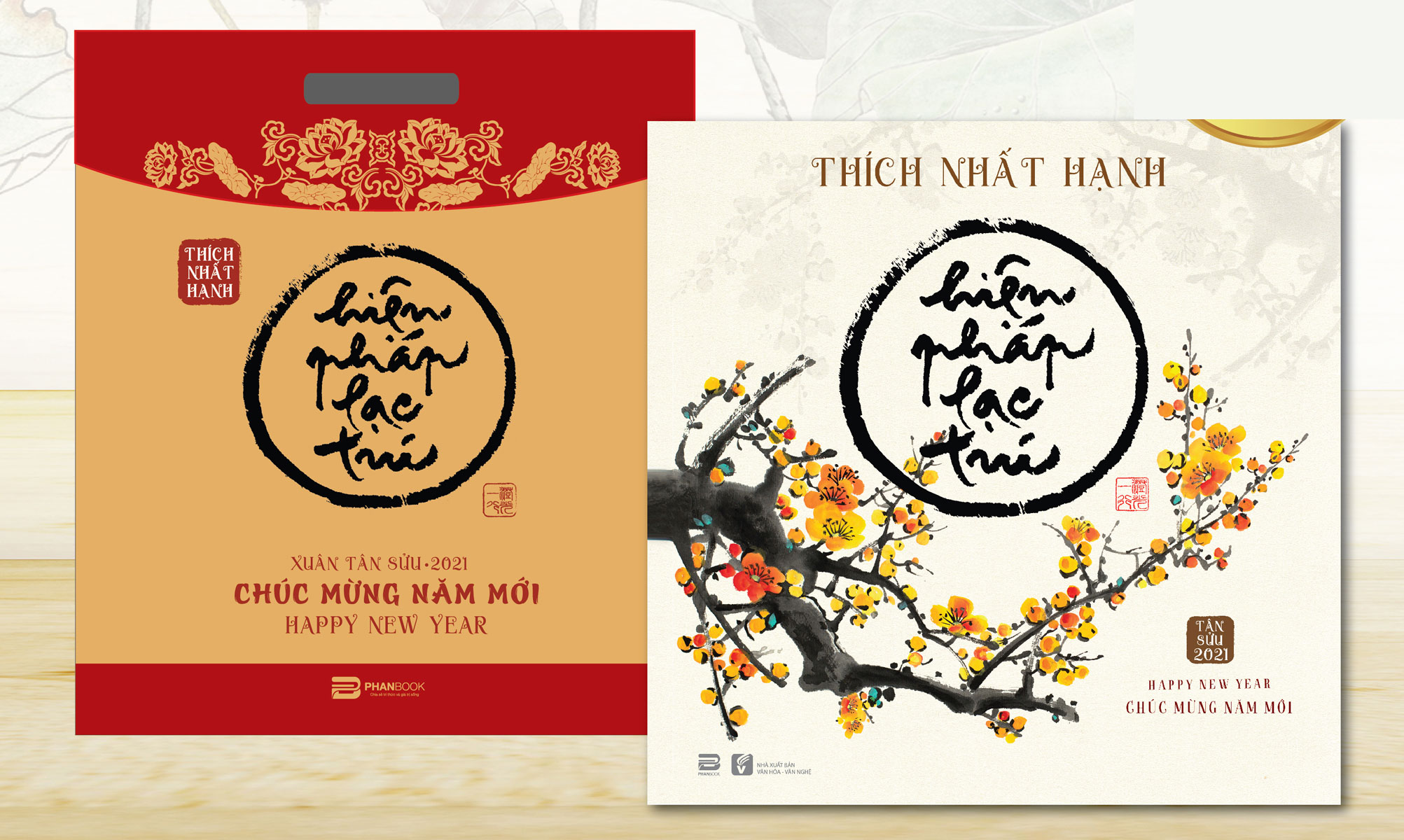 Lịch 14 Tờ 2021 (35X70 Cm) - Hiện Pháp Lạc Trú ( Thích Nhất Hạnh )