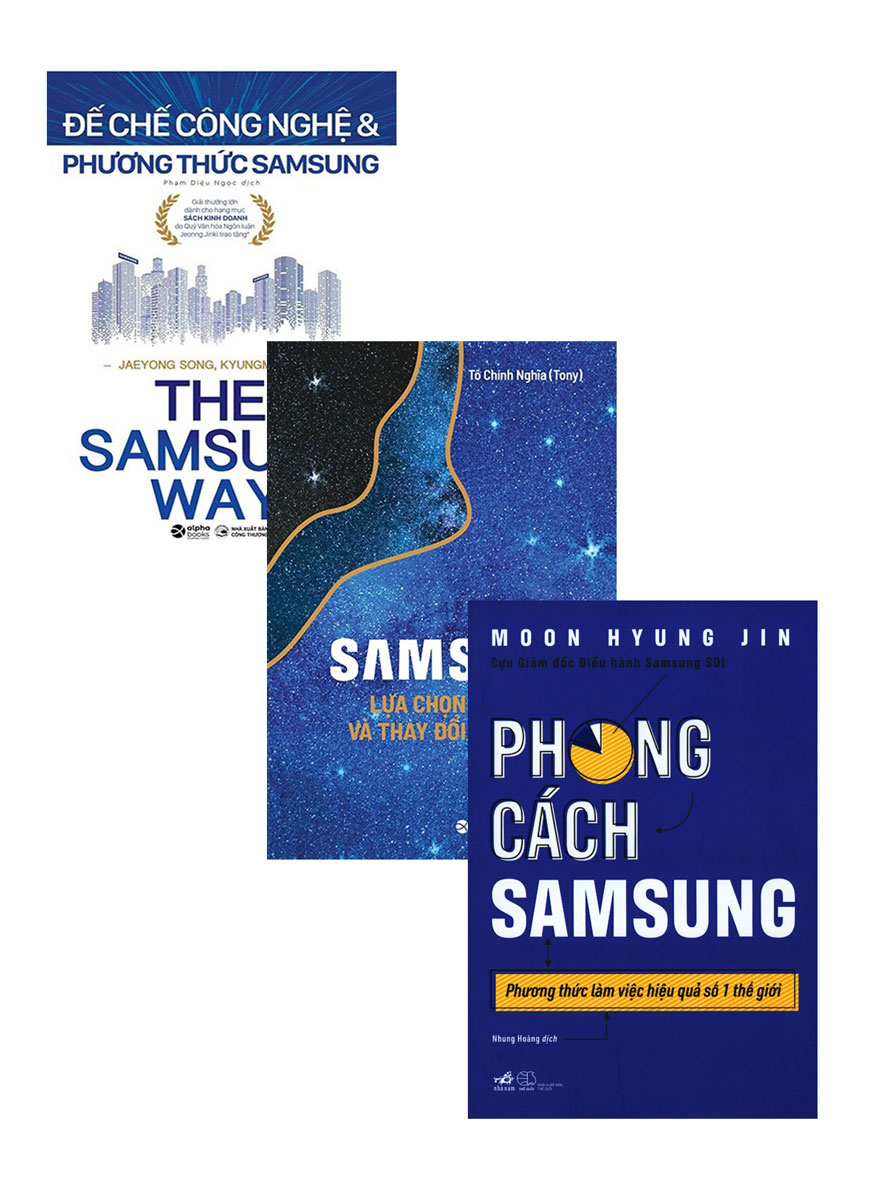 Combo Phong Cách SamSung + Samsung & Tôi - Lựa Chọn & Thay Đổi + The Samsung Way - Đế Chế Công Nghệ Và Phương Thức Samsung  (Bộ 3 Cuốn)