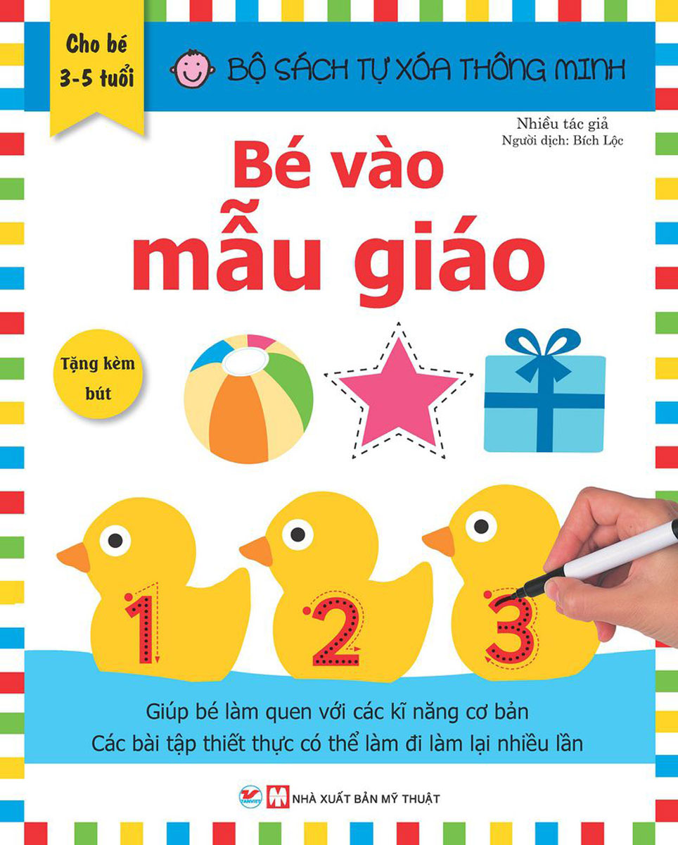 Tự Xóa Thông Minh - Bé Vào Mẫu Giáo (3-5 Tuổi)