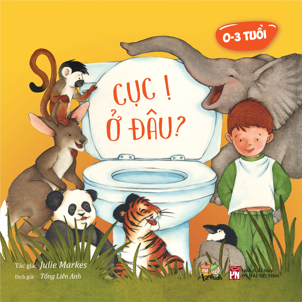 Sách Tương Tác Bồi Cứng – Rèn Luyện Thói Quen Đi Vệ Sinh Cho Trẻ – CỤC Ị Ở ĐÂU?