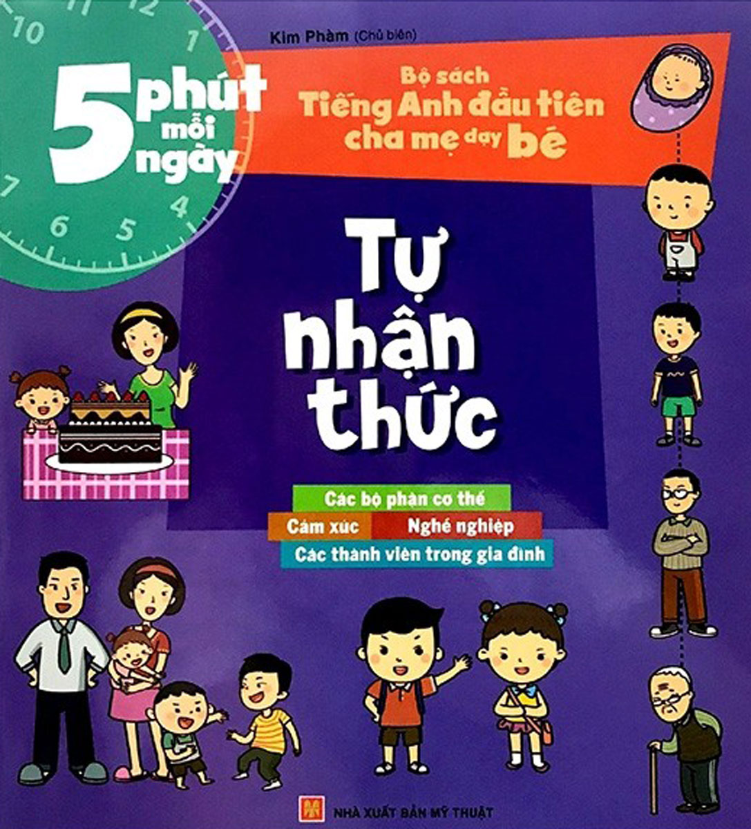 Bộ Sách Tiếng Anh Đầu Tiên Của Bé - 5 Phút Mỗi Ngày - Tự Nhận Thức